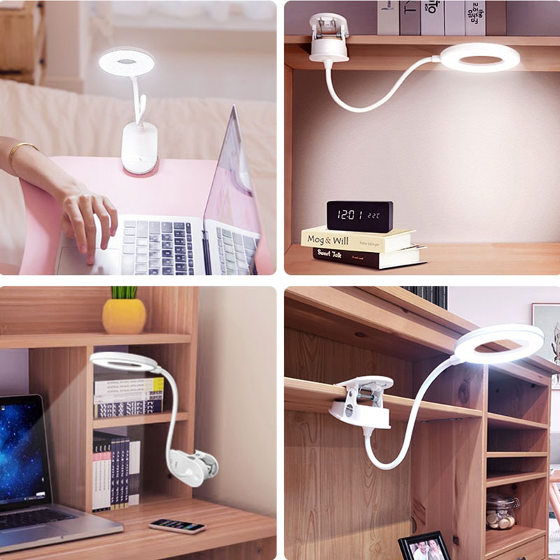 Raxiva - Wireless Table Clip Desk Lamp