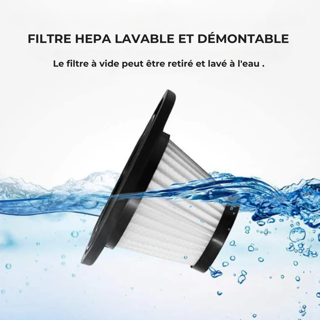 Raxiva-aspirateur portable sans fil puissant et compact nettoyage efficace partout