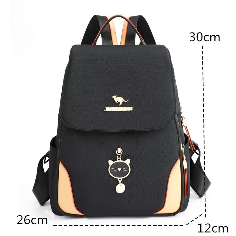 Raxiva-versatile nylon backpack for women stylish spacious every occasion