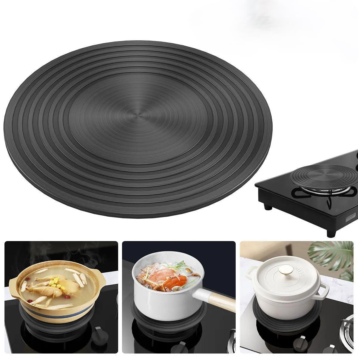 Raxiva-premium aluminum alloy heat conductive discs gas stove pot protectors even cooking