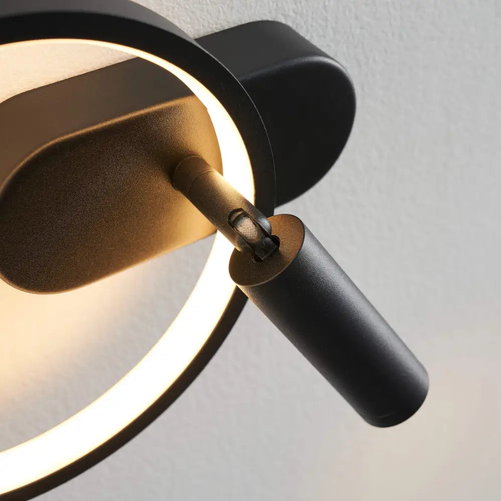 Raxiva-applique murale led ambiance avec liseuse orientable integree