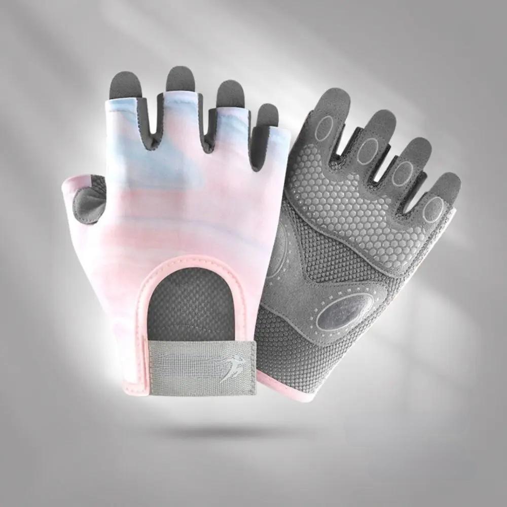 Raxiva-breathable non slip half finger cycling gloves lightweight fitness gloves men women