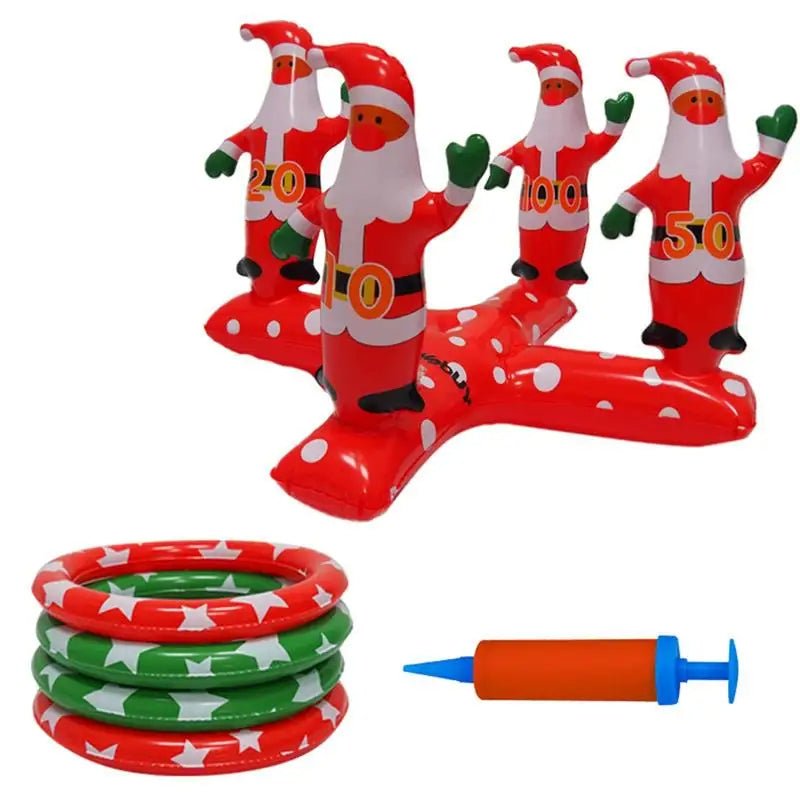 Raxiva-christmas inflatable sleeve ring toy fun creative toss for kids group gatherings