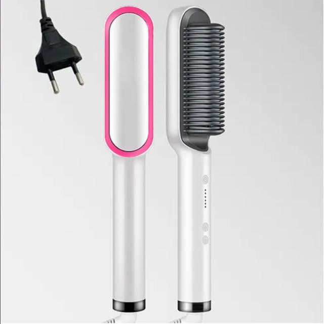 Raxiva-crown and glory hair straightening brush