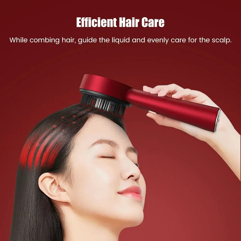 Raxiva-electric massage comb red light scalp treatment
