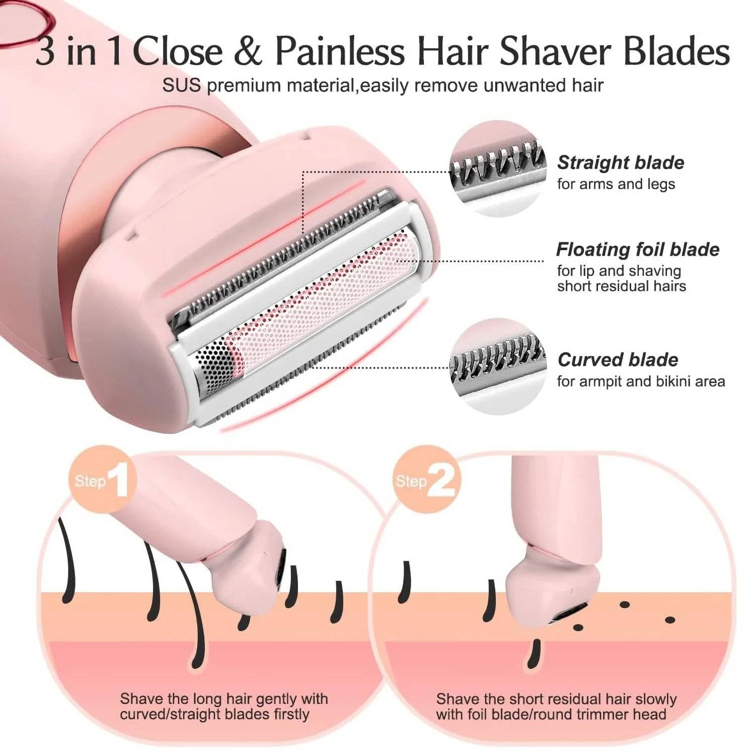 Raxiva-electric shaver for females