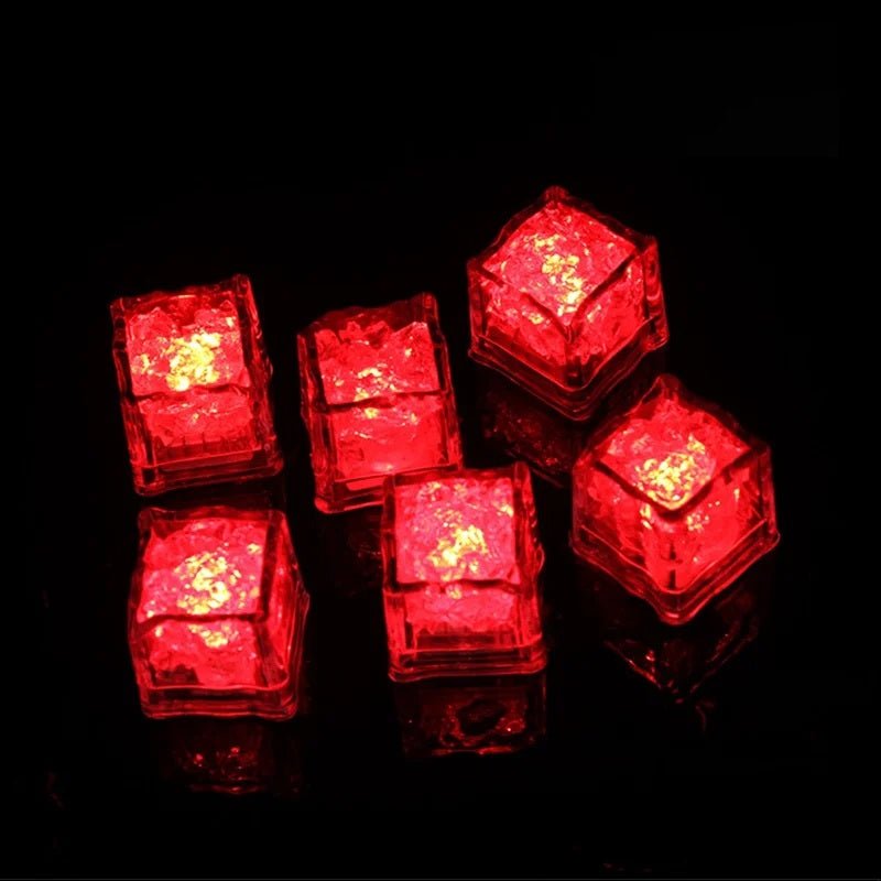 Raxiva-glowing led ice cubes fun fast flash water toys party decorations magical drinks