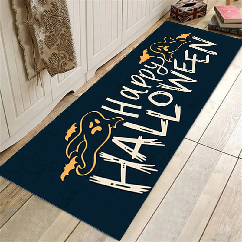 Raxiva-halloween bathroom rug set water absorbent anti slip floor mat