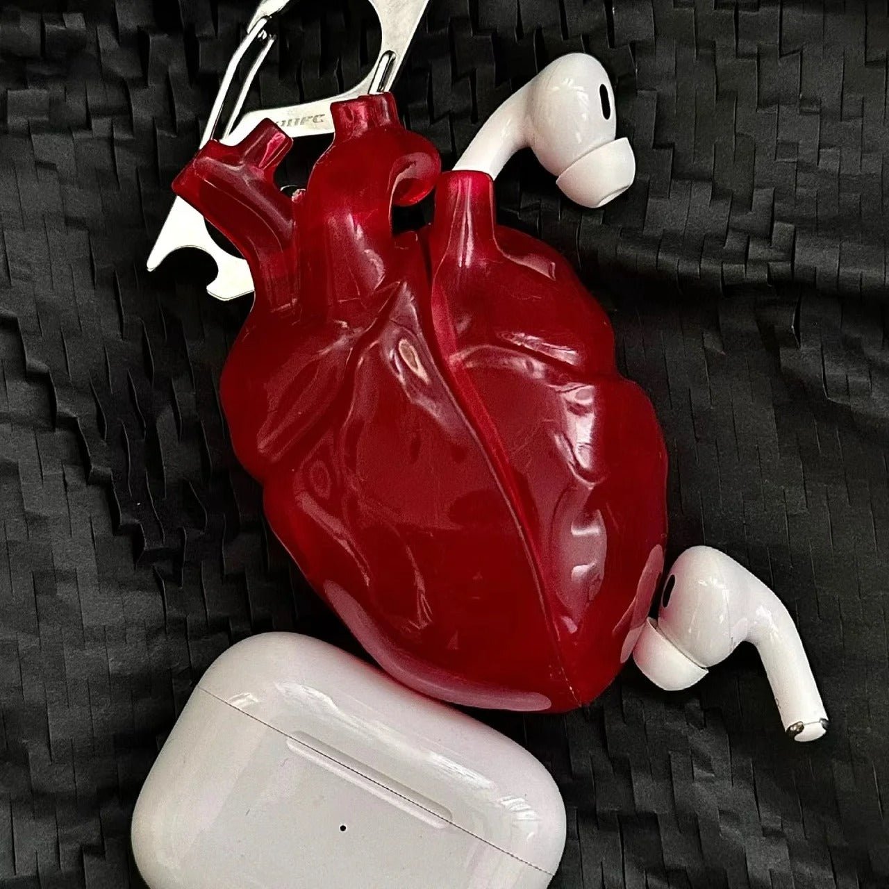 Raxiva-halloween heart of music stylish airpods protection