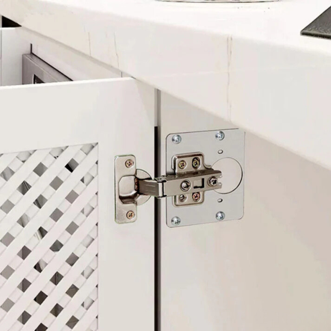 Raxiva-fixarmoire kit reparation charnieres acier inoxydable 4 pcs