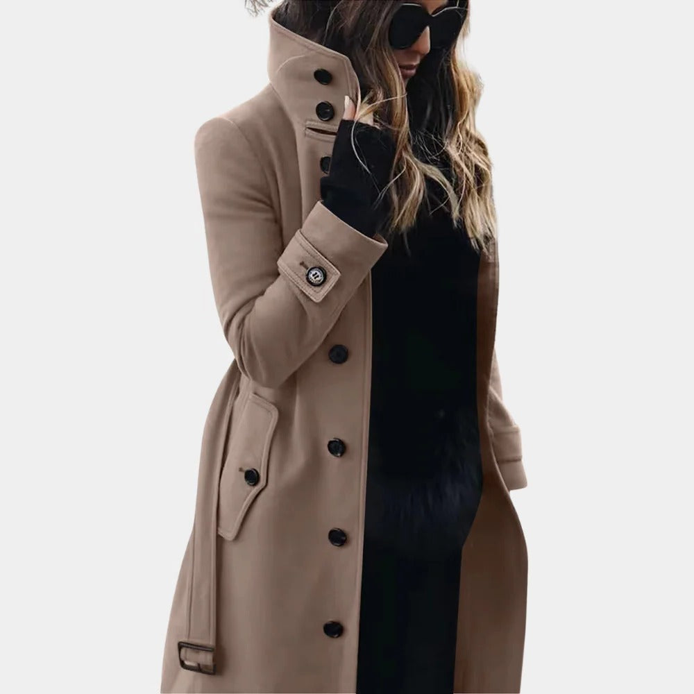 Raxiva-trench coat for women