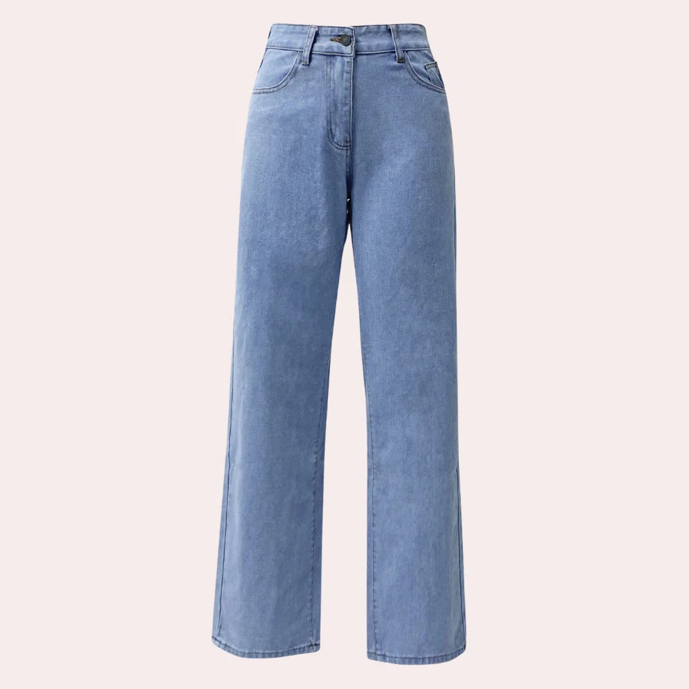 Raxiva-casual baggy jeans women