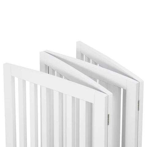 Raxiva-premium tall retractable wooden indoor dog gate