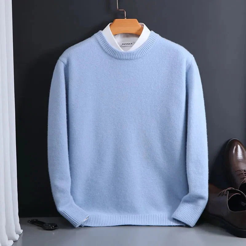 Raxiva-exclusive mens cashmere sweater