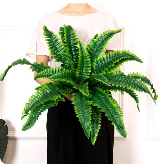 Raxiva-uv resistant lifelike artificial boston fern for outdoors 2
