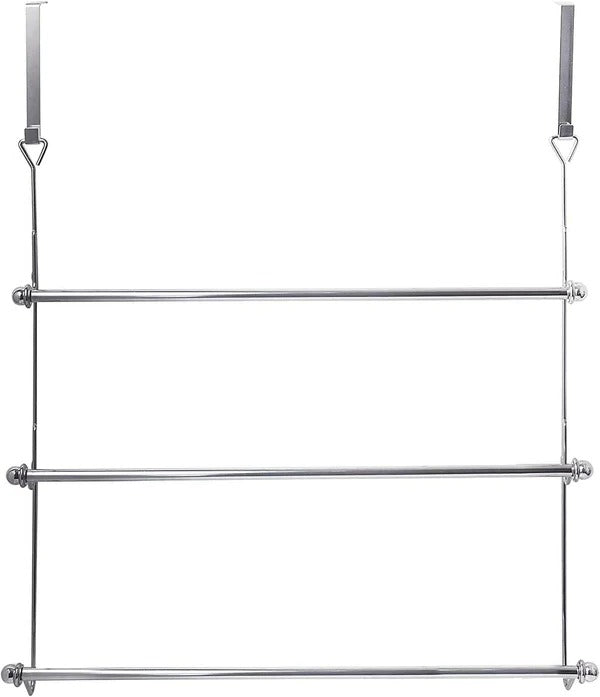 Raxiva-over the door bathroom towel bar rack