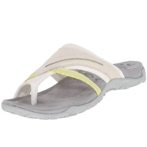 Raxiva-womens orthopedic comfortable casual cross strap flip flops