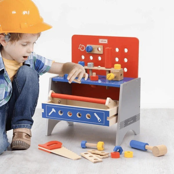 Raxiva-exclusive kids pretend play realistic tool bench toy
