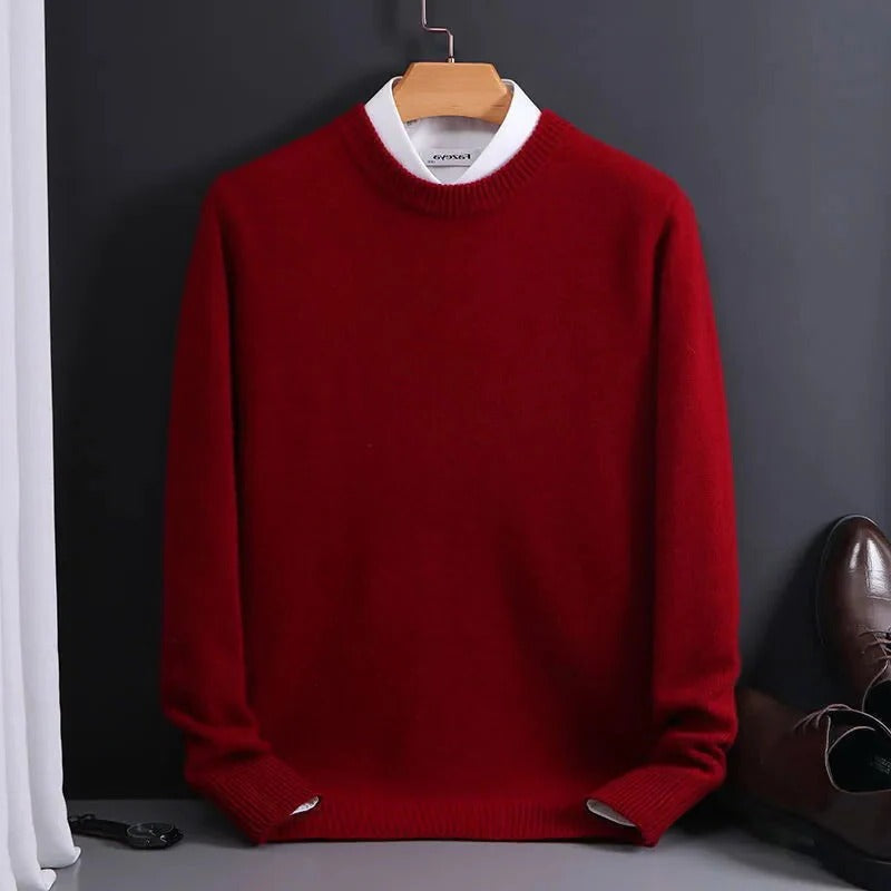 Raxiva-exclusive mens cashmere sweater