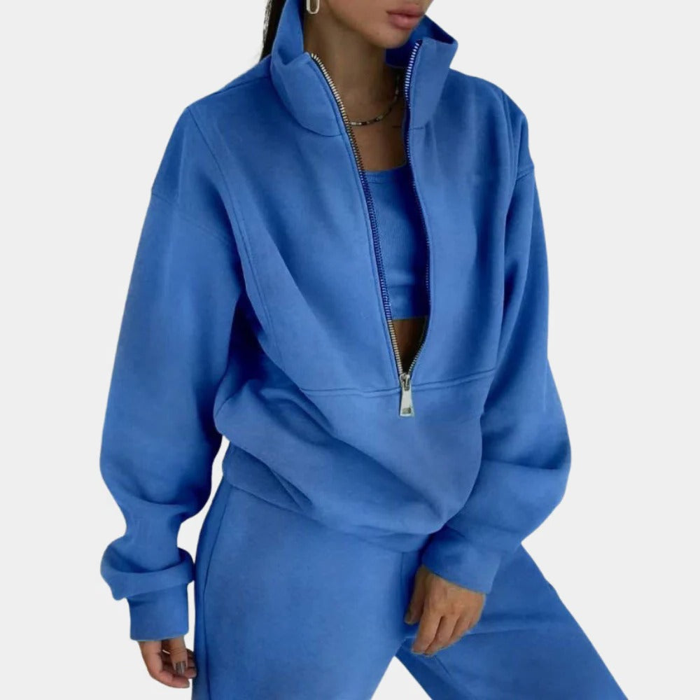 Raxiva-womens two piece sweatsuit