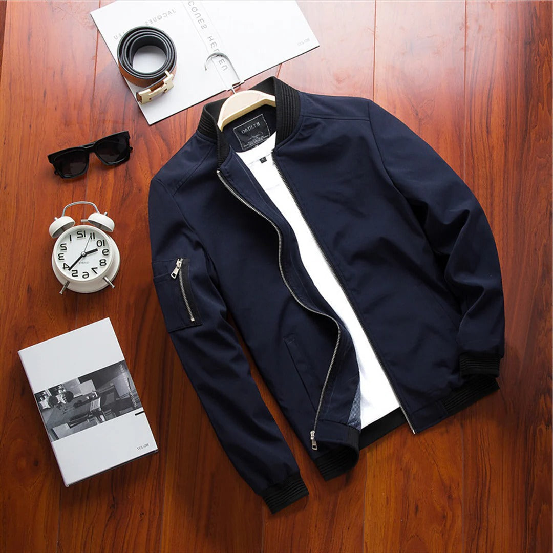 Raxiva-stylish short summer jacket men