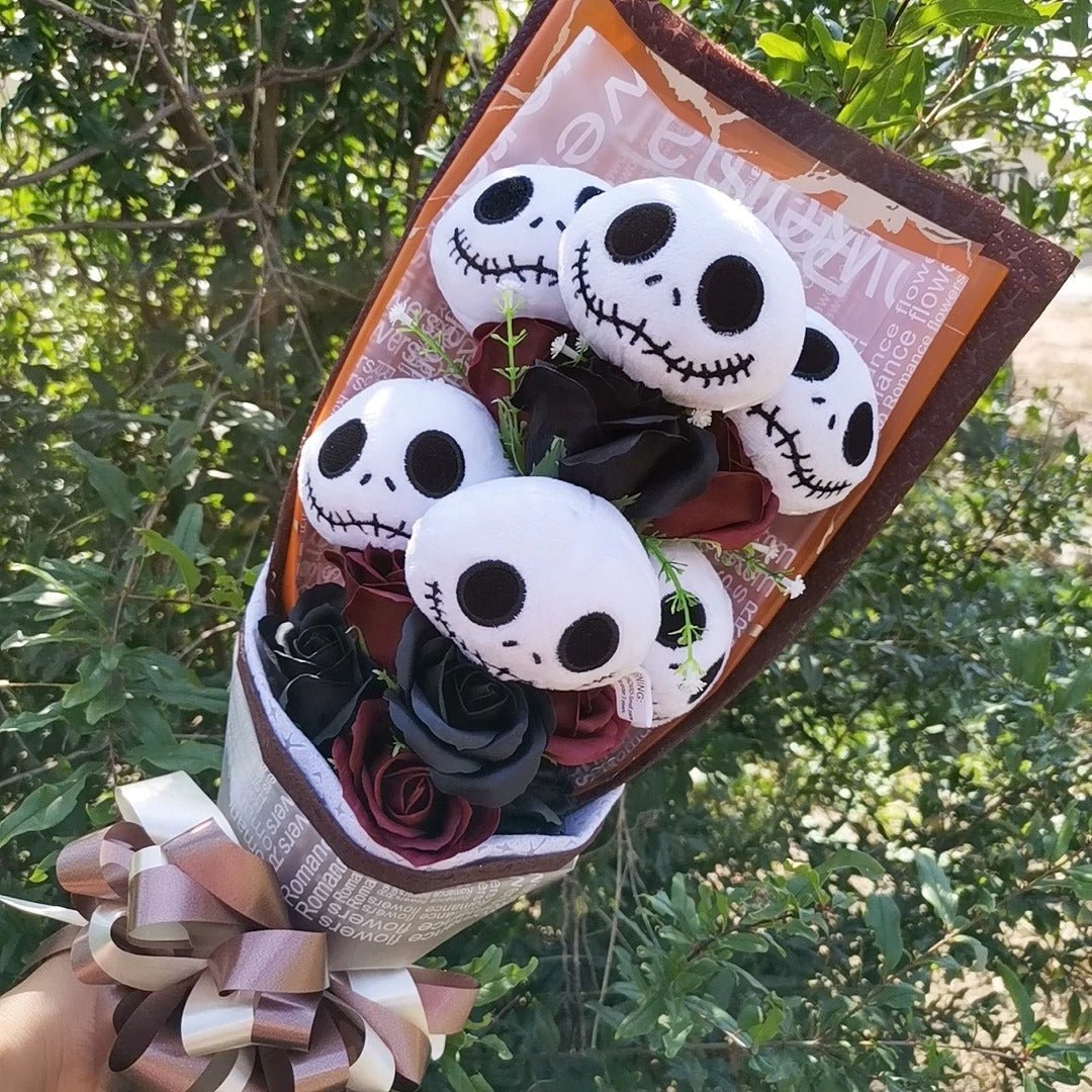 Raxiva-jack skellington plush bouquet doll halloween