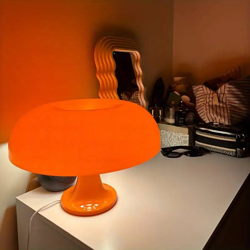 Raxiva-lampe de table vintage minimaliste reglable en verre