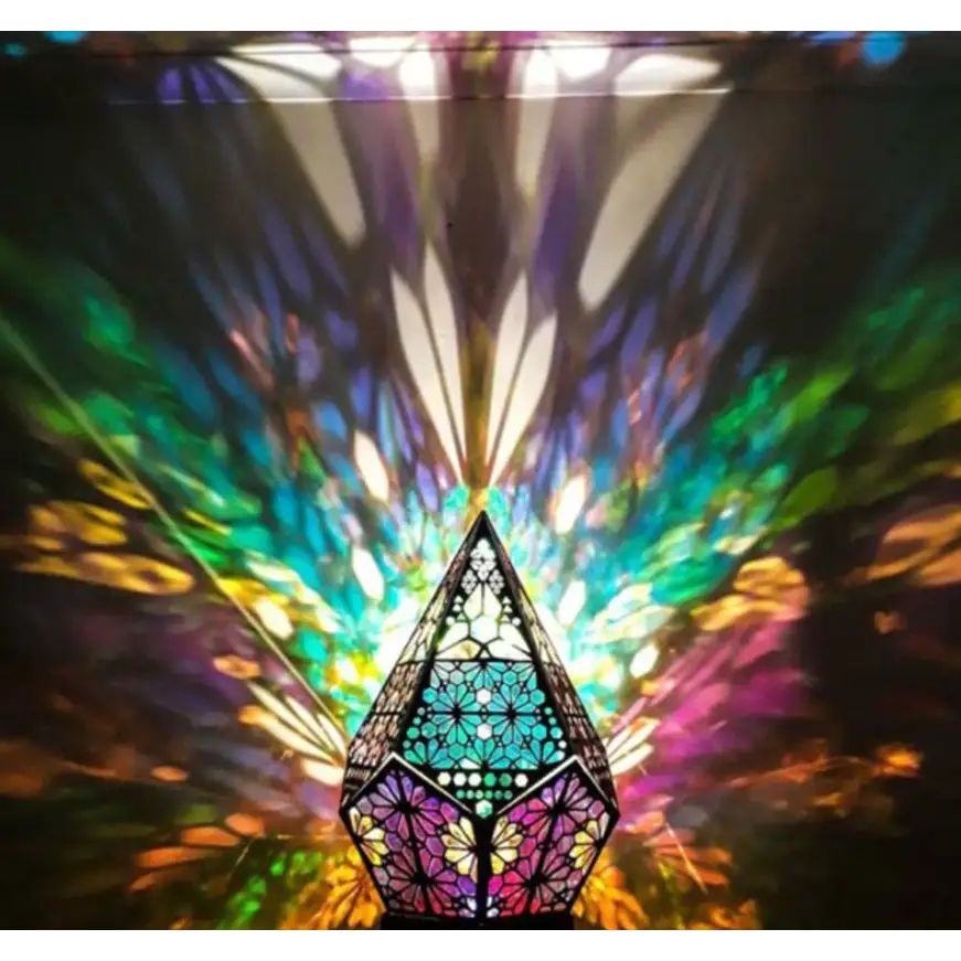 Raxiva-trippy kaleidoscope lamp