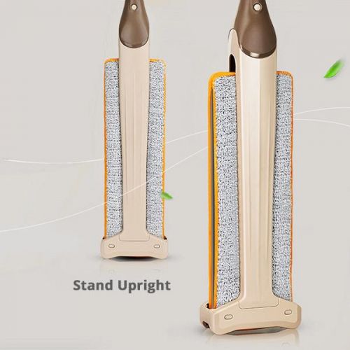 Raxiva-self wringing double sided flat microfiber mop broom 360 spin