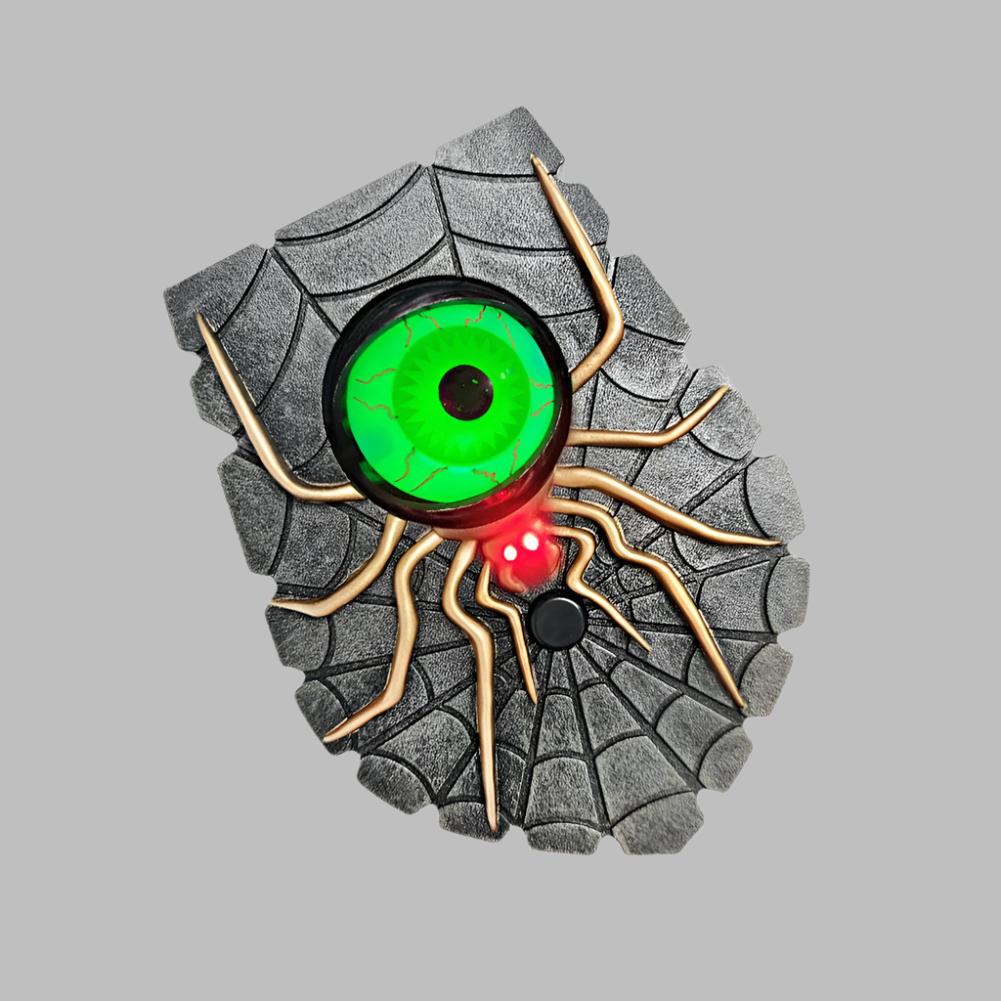 Raxiva-one eyed halloween doorbell decoration luminous eyeball spider bell