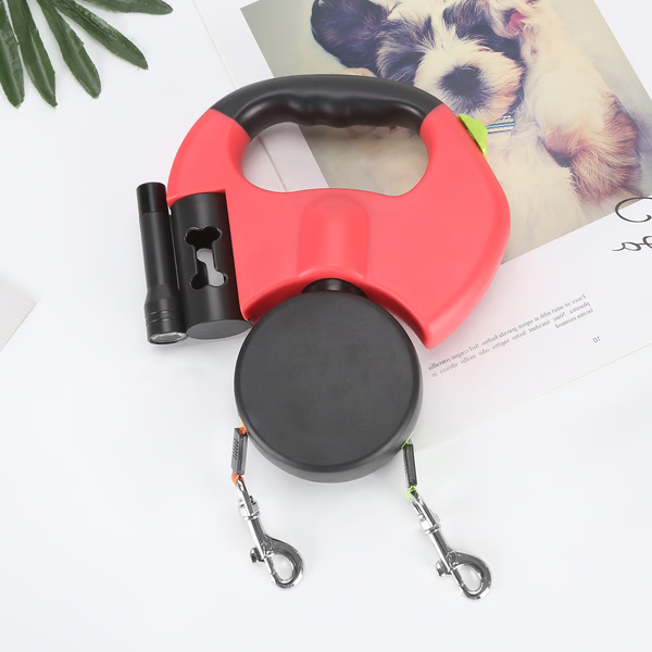 Raxiva-two dogs retractable leash
