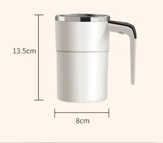 Raxiva-rechargeable self stirring coffee mug portable electric stainless steel mixer