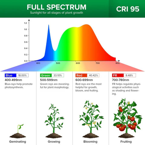Raxiva-full spectrum gooseneck led indoor plant grow lamp lights