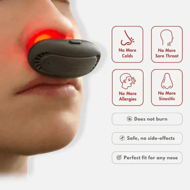 Raxiva-infrared nasal device sinus allergy relief