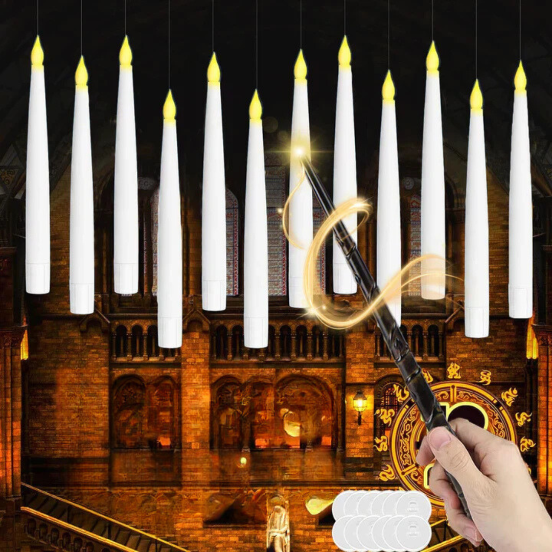 Raxiva-lueur enchantee bougies flottantes magiques