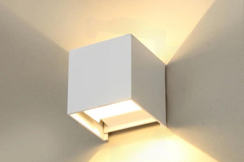 Raxiva-waterproof led outdoor wall lamps aluminum light indoor outdoor ambiance living room patio decor